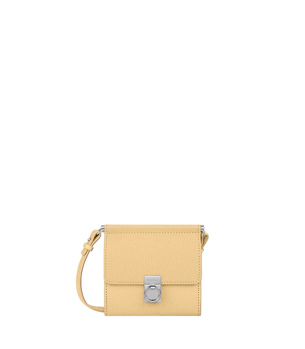 Polène Numéro Sept Crossbody 財布 黄色 | JAPAN R806QO